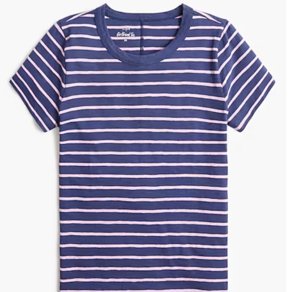 J Crew Factory Short-sleeve girlfriend crewneck tee - New with tags - Navy - 3X